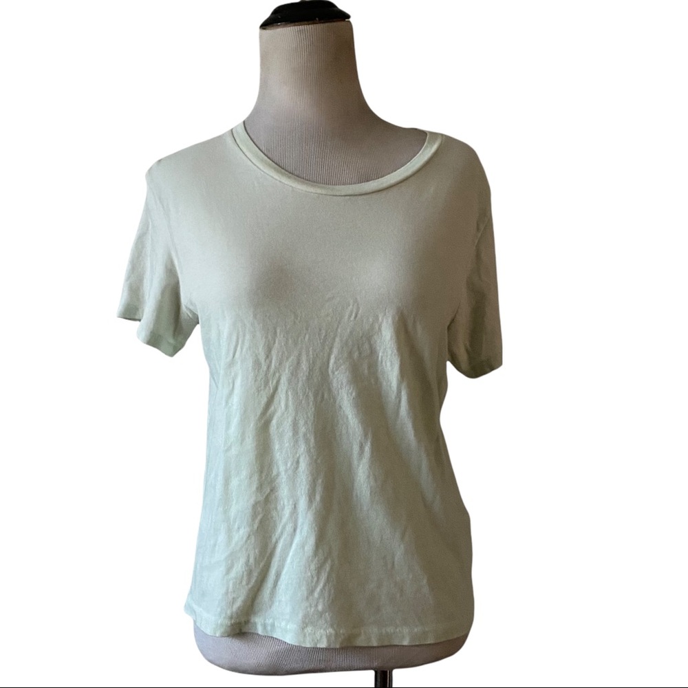 AGOLDE | basic tee short sleeve light mint green size medium